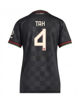 Billige Bayern Munich Jonathan Tah #4 Tredjedrakt Dame 2025-26 Kortermet